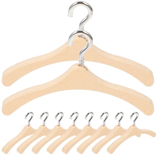 20pcs wooden dolls clothes - wooden,