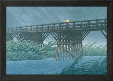 Imaibashi Bridge In Rain