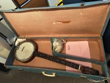 Banjo - 5-string english style; homebuilt; mahogony neck and rosewood bowl