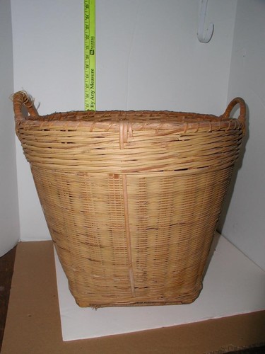 Vtg huge woven cane - huge,