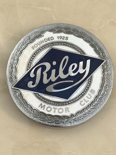 Rare riley motor club enamel - rare,