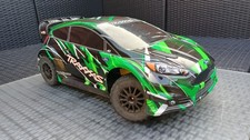 Traxxas Ford Fiesta St Rally VXL 1:10 Scale Brushless Car Green Rc Car