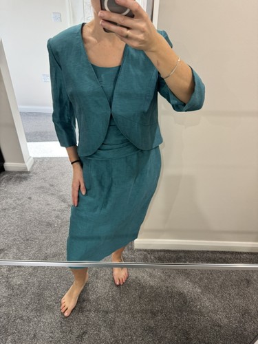 Kaliko linen turquoise jacket - turquoise,