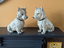 Pair 1930's Spelter West