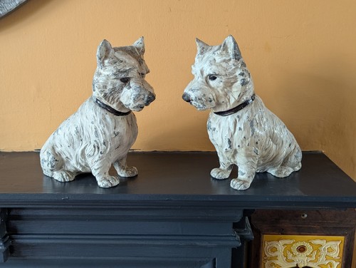 Pair 1930 spelter - 1930's,