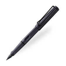 LAMY Safari Fountain Pen - Steel Black New 2024 Colour - Choose Nib Size - UK