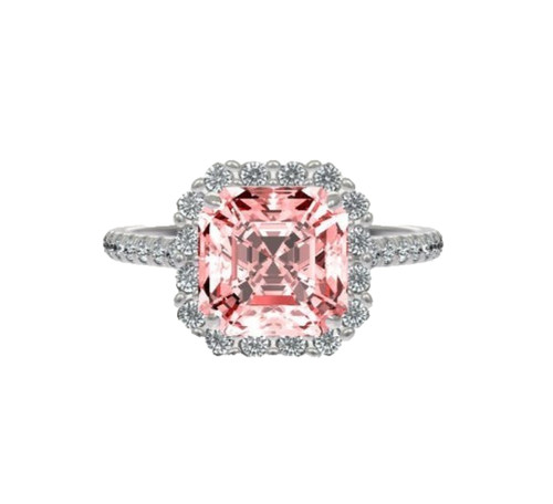 Asscher cut lab - ct, grown