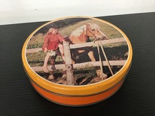 VINTAGE Toffee Tin | Girl & Pony 