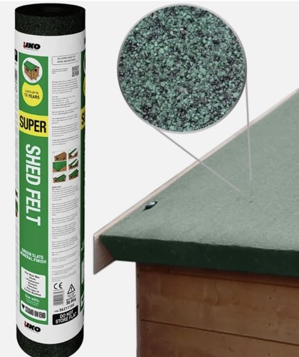 Iko shed felt - green, 10m