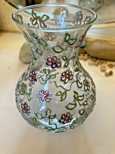 Vintage bohemian glass posy - vintage,