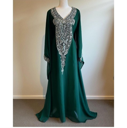 New moroccan abaya dress long - dress,