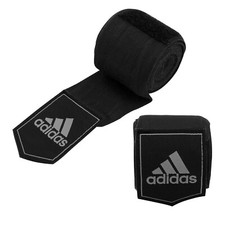 Adidas Black Boxing Hand Wraps 450cm Muay Thai MMA Kickboxing Bandages AIBA 4.5m