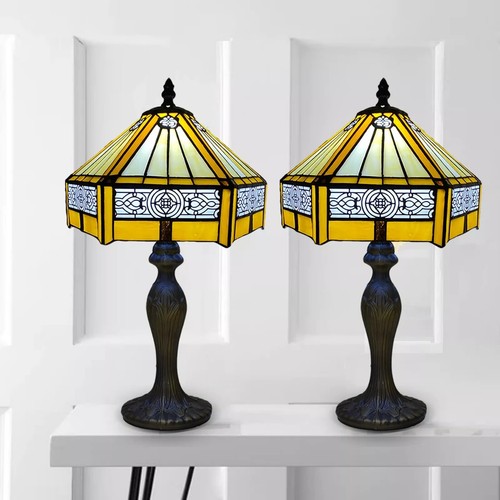 Pair tiffany style 10inch - tiffany,