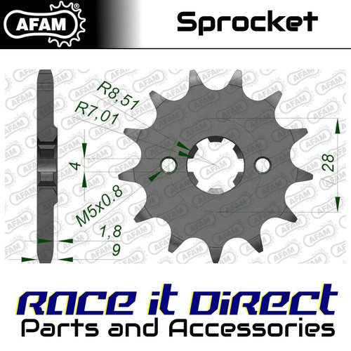 Sprocket for aprilia 125 - rx,