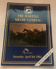 Martell Grand National Aintree Saturday April 9th 1994 Horse Racing Programme