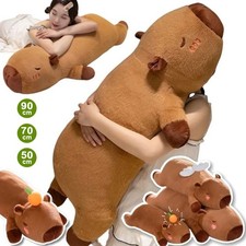 50-90cm Giant Capybara Plush Doll Toy Kawaii Soft Stuffed Pillow Xmas Gift Toys