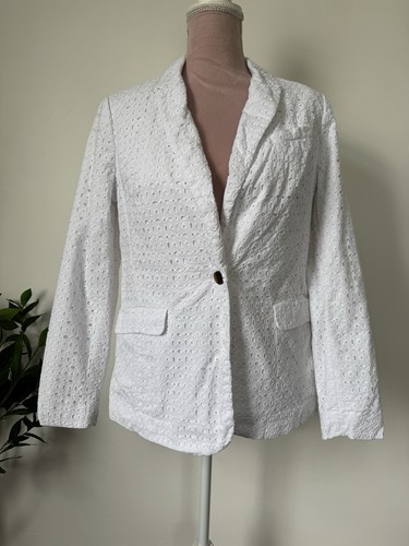Boden white blazer - jacket, uk