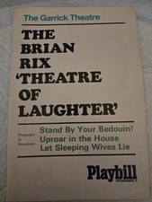 1960s Garrick Theatre Brian Rix ‘Theatre of Laughter’ Playbill Programme
