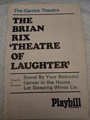 1960s garrick theatre - garrick, brian
