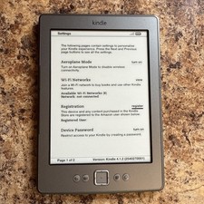 Amazon Kindle D01100 4th Gen Wi-Fi 2gb
