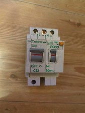 Crabtree Polestar RCBO TYPE A , 32 Amp 30mA  MCB/RCD Type C 32A , SENT FAST , 