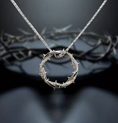 Silver jesus crown - of, thorns