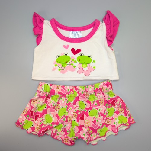 Build bear frog print top - bear,