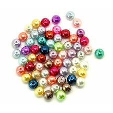 Pearl Glass Round Beads -