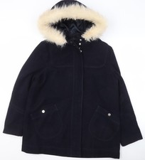 Topshop Women’s Black Wool
