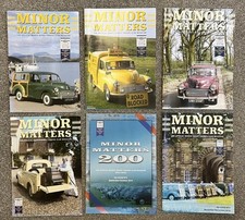 Minor Matters magazines x6