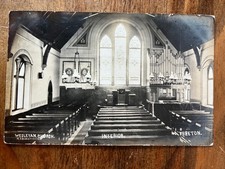 Postcard Wesleyan Church Treeton Rotherham 