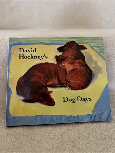 David hockney dog days book - david,