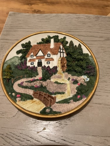 Vintage chalkware wall - chalkware,
