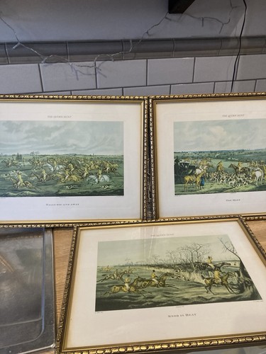 The quorn hunt meet - hunt, prints