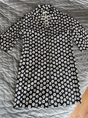 Monnalisa blue white floral - blue,