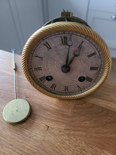 Antique french mantle clock - mantle,