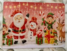 40 Piece Children’s Jigsaw Christmas Jigsaw Puzzles for Kids Xmas Gift Present