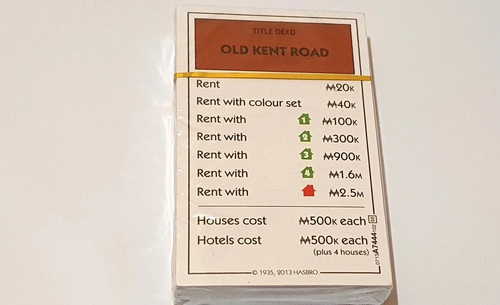 Full sets monopoly - monopoly, deed