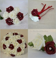 Burgundy Wedding Bouquet Posy