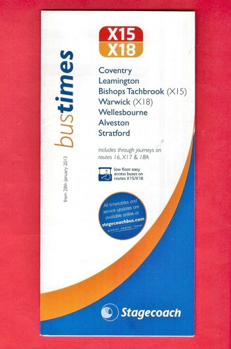 Bus timetable stagecoach - bus,