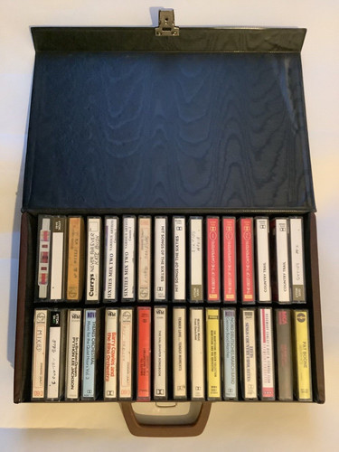 Vintage cassette tape case - tape,