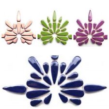 Teardrop Ceramic Mosaic Tiles in a Choice of Colours - 50g 