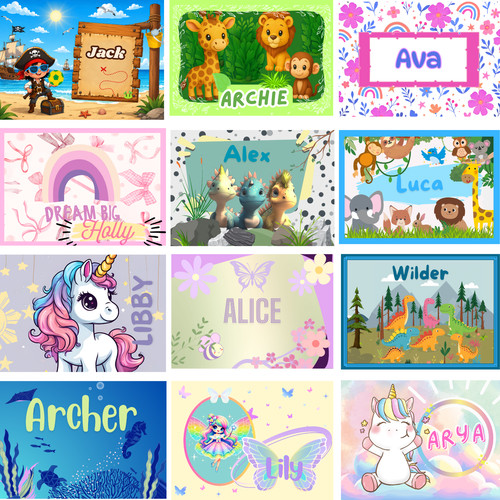 Personalised childs placemat - personalised,