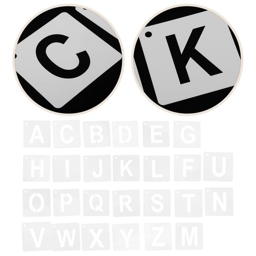Stencil letters wall stencils - stencil,