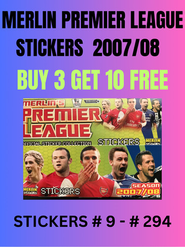Merlin premier league - premier, stickers
