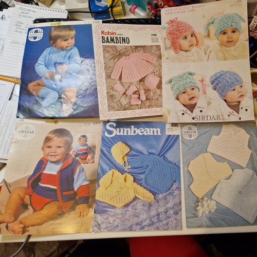 Knitting patterns bundle - 6x,