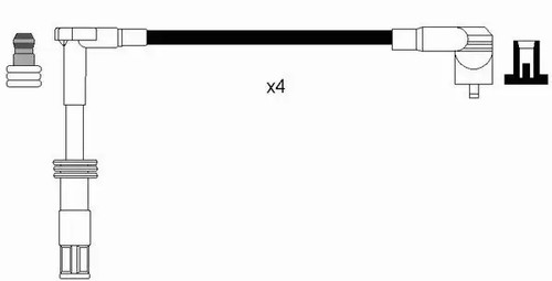 Ignition cable kit - ignition, alfa