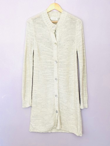 Toast cream knitted long line - toast,