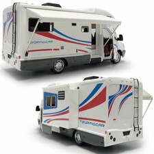 1:32 Luxury Motorhome Camper Van Model Car Diecast Kids Toy Vehicle Sound Light