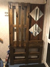 Pallet furniture - Bespoke Coat Hanger And Shoe Rack